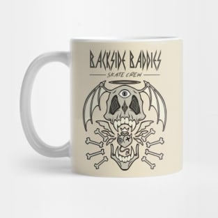 Backside Baddies Skull Angel - Cream Mug